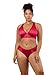 PARFAIT Women Swim Full Figure Rita Longline Plunge Bikini Top-Cherry-32E
