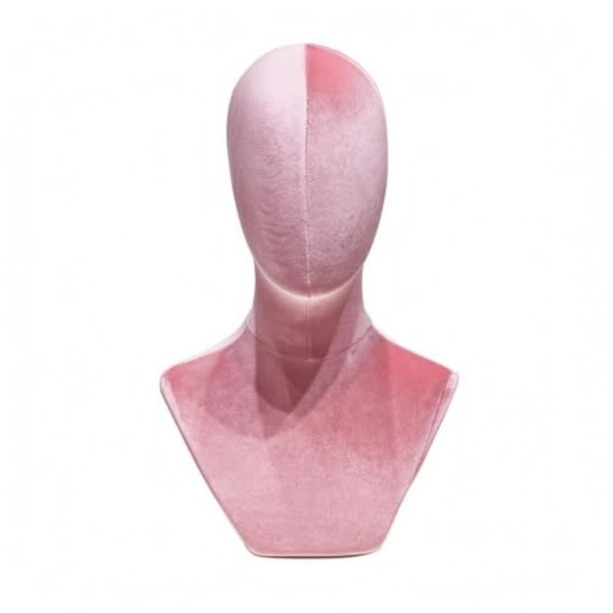Textile-Covered Display Bust for Boutique