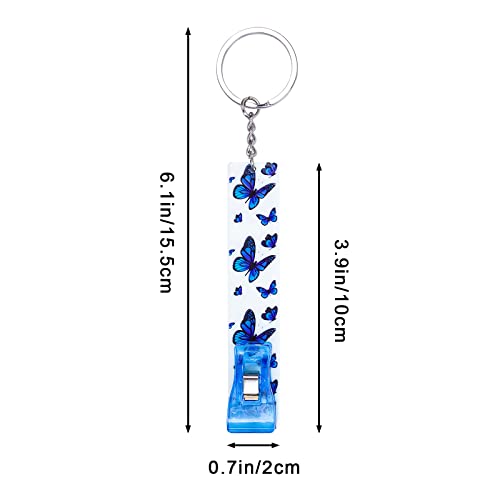 Image of 3PCS Credit Card Puller, Cute Debit Bank Card Grabber for Long Nails ATM Keychain Women with Plastic Clip