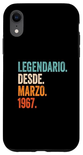 Carcasa para iPhone XR Legendario Desde Marzo 1967 años 57 aniversario cumpleaños