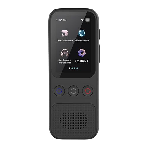 Traducteur de langue premium avec grand écran tactile 3" et finition ergonomique