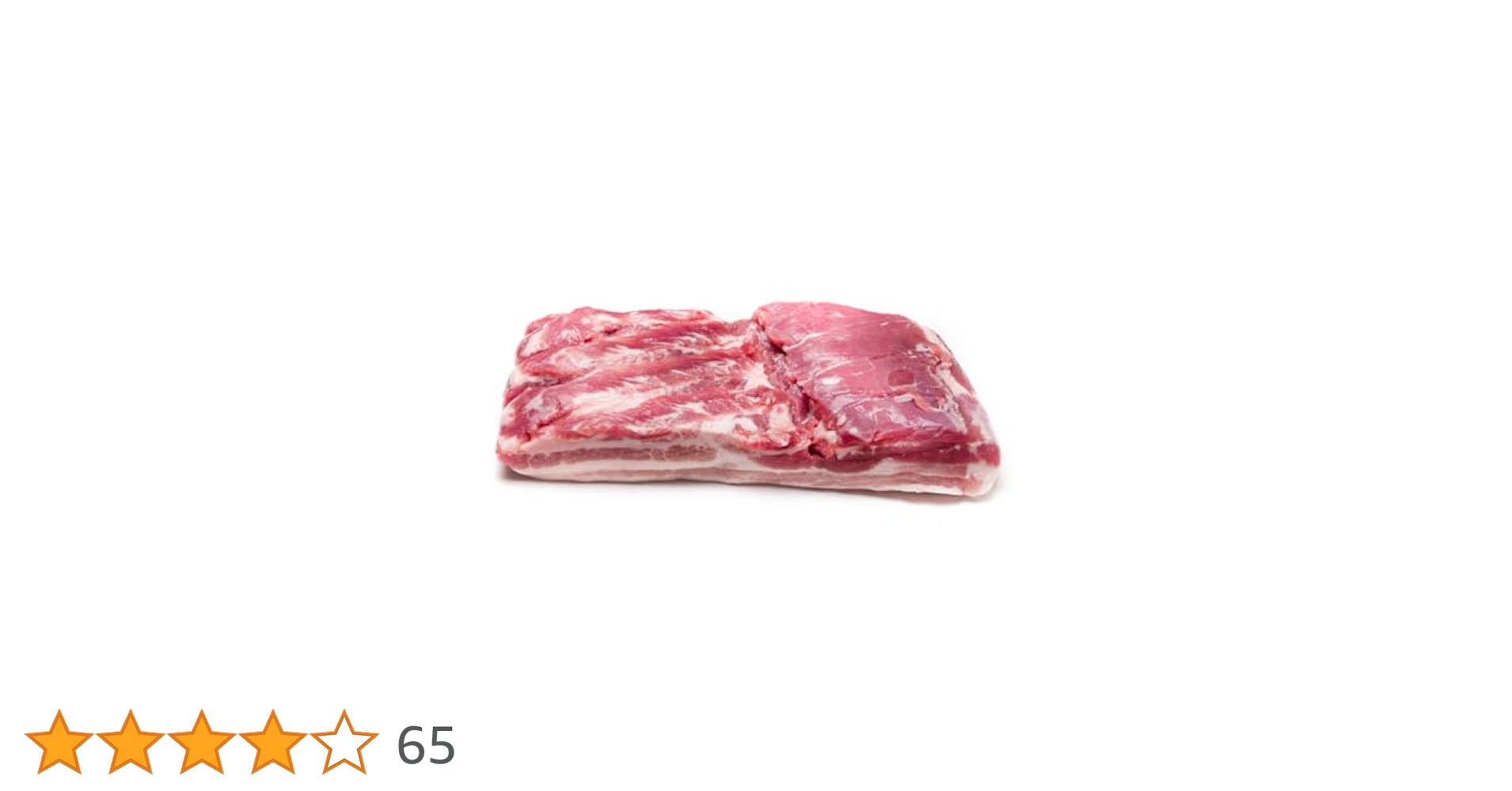 Amazon.co.jp: 大!! 豚バラ ブロック 1Kg オーストラリア産