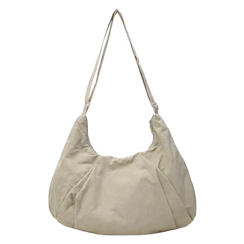 JSTHHTT Sac BandoulièRe Croissant de Lune pour Femme, Nylon Sac à Main Portable RéGlable Sac Porté Crescent Bag Crossbody Bag pour un Usage Quotidien