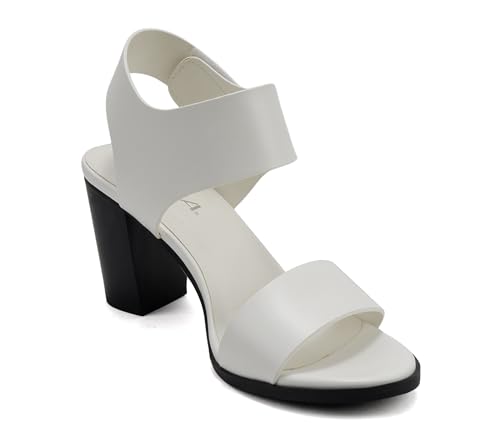 Image of Soda Wait-A ~ Women Open Round Toe Chunky Heel Ankle Strap High Heel Dress Sandals