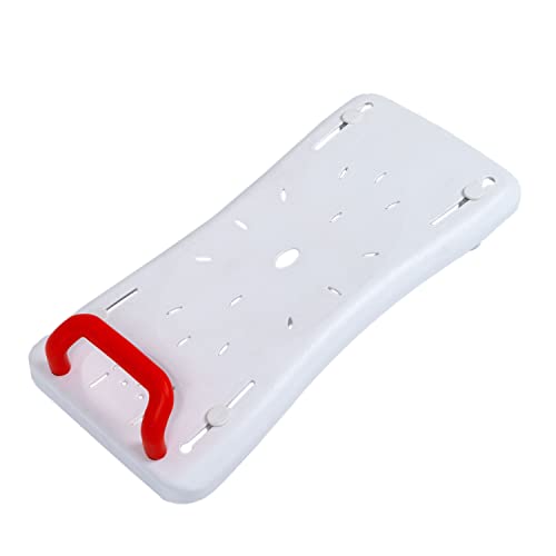 Cymam - Asiento de Bañera con Asidera para Personas Mayores - Tabla Antideslizante para Ducharse Sentado con Fijación Segura y Ajustable - Apoyo Estable y Fácil de Usar