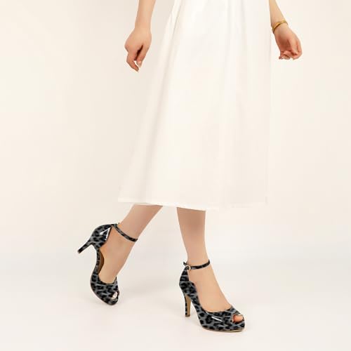 Image of AUMOTED High Heels Pumps Platforms Shoes for Party Daily 3.4 inch Dressy Pumps