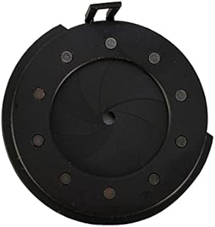 XuuSHA Acessórios de microscópio digital portátil de 1 a 14 mm, amplificação de metal durável, diafragma de íris óptica, condensador de abertura de diafragma, adaptador de microscópio de câmera digital com 10 lâminas acessórios de microscópio