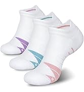 No Show Running Athletic Socks, Anti-Blister Wicking Coolmax Cushioned Socks, Anti-odor