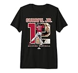 Number and Portrait Lourdes Gurriel Jr Arizona MLBPA Premium Tri-blend T-Shirt