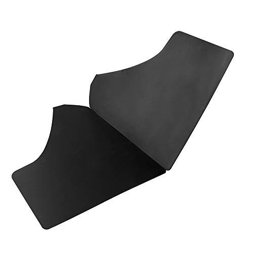 Image of Universal Car Mud Flaps Black (4 Pack) with 20Pcs Fastener Clips