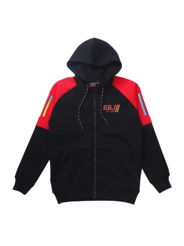Image of Gini & Jony Boys' Black Knits Regular Jacket | Solid | Hand-wash