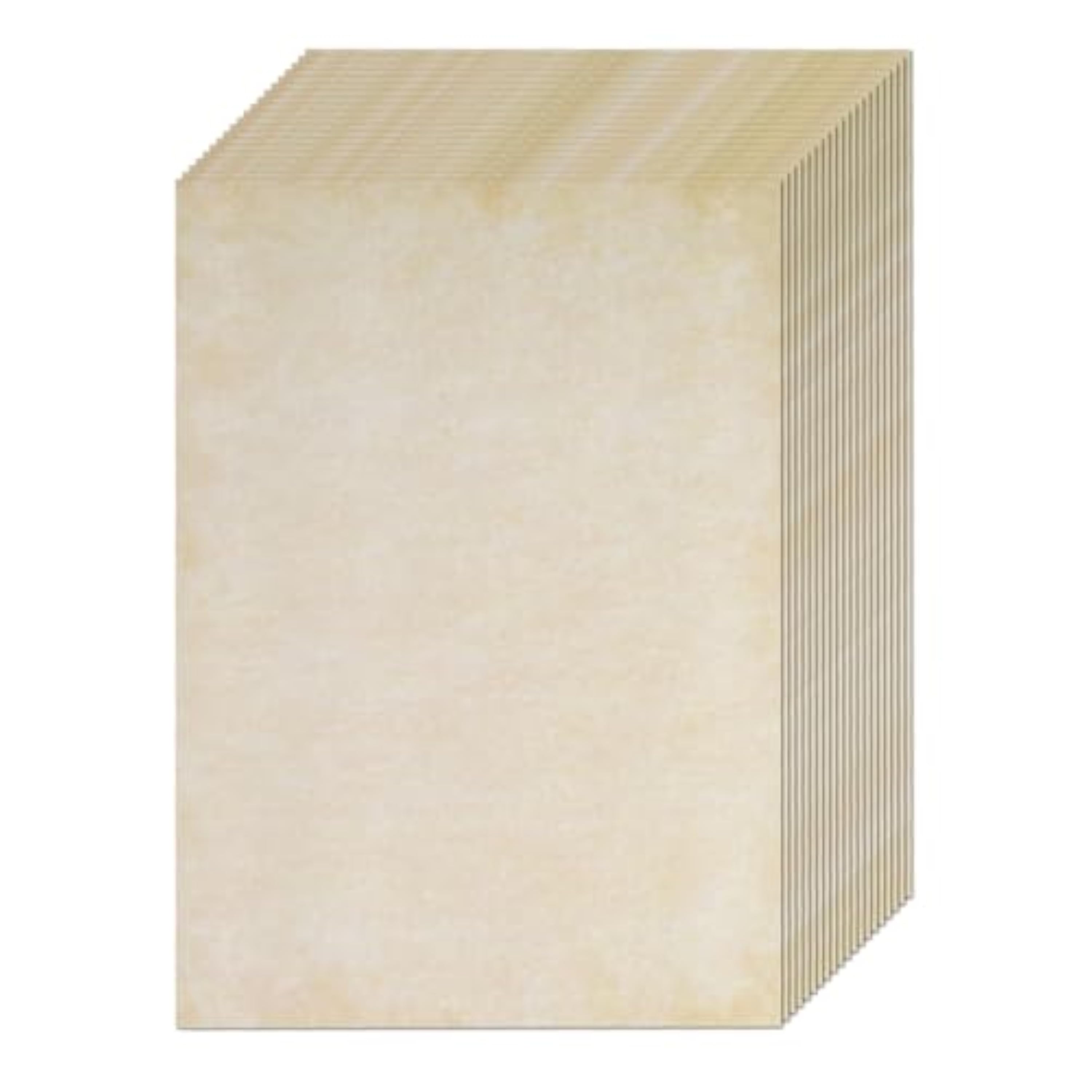 70 HojasPapel Cartas VintagePapel de Escribir DIN A4, Papel de Carta Vintage, Papel Impresión Estilo Antiguo para Documentos Certificados, Escribir e Imprimir Cartas Más (Amarillo pálido)