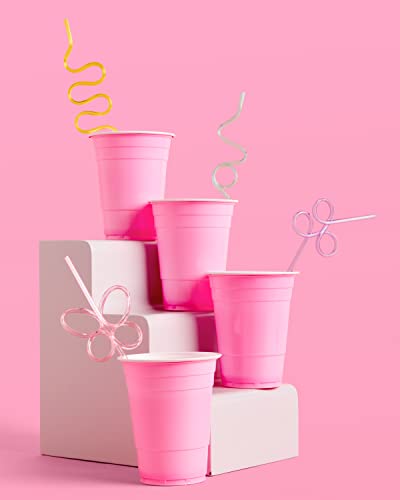 Set de pitillos reutilizables pastel xo, Fetti 20 pzas miniatura 2