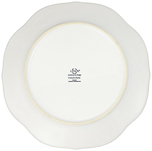 Image of Lenox French Perle Dessert Plates, White, Set of 4