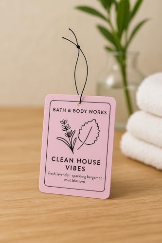 Bath & Body Works Clean House Vibes Hanging Fragrance Diffuser – Long-Lasting Fresh Linen Air Freshener for Car, Closet, or Home, Refillable Decorative Scent Diffuser - image 2