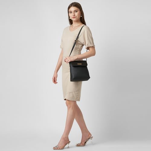 Image of Caprese Fergi Large Crossbody Bag for Women with Adjustable Strap | Versatile Handbag with Zipper & Magnetic Button Closure for Everyday Use, Travel, & Special Occasions