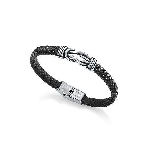 Pulsera Viceroy Fashion 1304P01010 Acero y Piel, Cuero, Piel