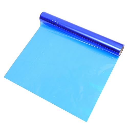 Generic Rollo de Papel de Celofán Azul de 40 Cm, Película de Embalaje Opp Práctica para Envolver Flores y Regalos, Material Resistente sin Olor para Manualidades y Cestas