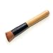 Produktbild 1 Stück Alltag Kosmetik Nützliche Naturholz Handgriff-Werkzeuge Make-up Pinsel für Frauen Große Günstige Sleek Big Oval,Beige