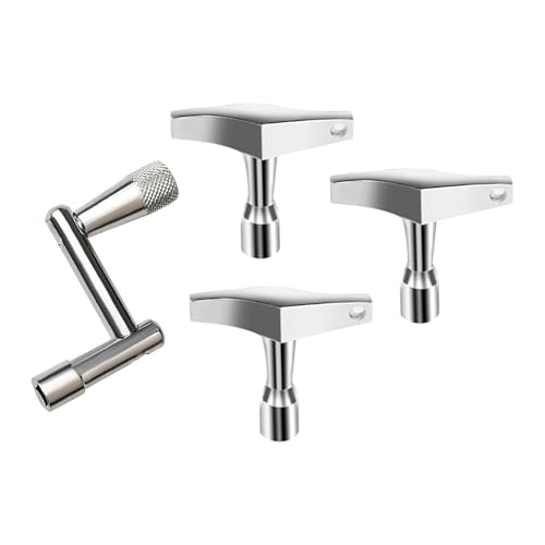 Wmqbjta 4Pcs Drum Portable Drum Key Tuner for Musical Instruments Acoustic Drum