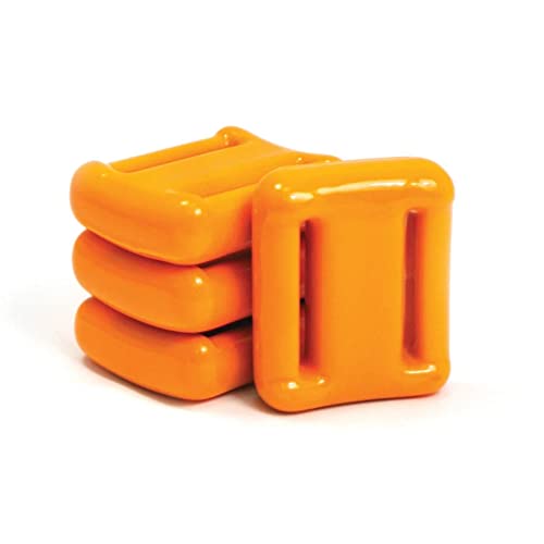 Sea Pearls Vinyl Coated Lead Lace Thru Style Hard Weights - Black, 2Pounds #TOP5