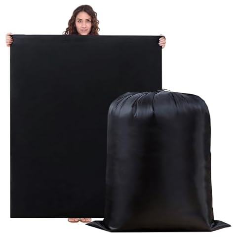 2 Pack Clothes Storage Bag, 43" x 55" Moving Bags Heavy Duty Extra Large with Drawstring, Reusable Giant Extra Luggage Storage Bags for Luggage, Suitcase, Furniture, Chair, Kids Bike Cover