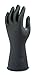 Produktbild Ansell Black Heavyweight G17K Naturgummilatexhandschuh, Chemikalien- und Flüssigkeitsschutz, Schwarz, Größe 10.5 (1 Paar pro Beutel)
