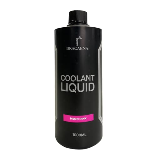 Dracaena.io 33.8oz/ 1000ml PC Cooling Fluid, Colored Liquid, New Formula Premixed Solution for Computer Cooling Systems (Neon Pink)
