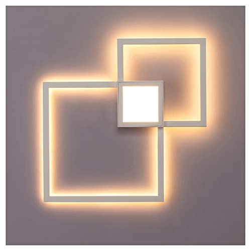 Lámpara de pared LED moderna y minimalista de 20W para salón con acabado negro