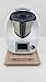 FLAVOR PLUS Base, Tabla Deslizante, Plataforma DESLIZADORA para THERMOMIX TM6 TM5 TM31. Protege LA BALANZA DE SU MÁQUINA. Mod Madera pequeño
