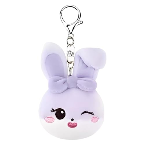 EIROVYA 1 Stück Plüsch Schlüsselanhänger BLACKPINK Keychain BLACKPINK Merch Cartoon Schlüsselanhänger Rucksack Anhänger Geschenke Niedliches Kuscheltier Sammlerstück(JISOO)