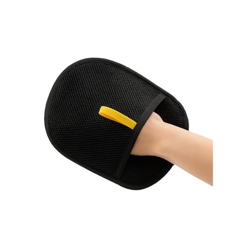 Varibee Guanto per la rimozione dei peli di animali con setole elettrostatiche doppie. Guanti di depilazione per cani e gatti, spazzole a pelo riutilizzabili per la pulizia