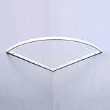 Corner Hanging Bar, Rack Iron Wall Mounted Right Angle Corner Clothing Rack, Industrial Pipe Garment,Multi-Purpose Hanging Rod, for Retail Display, Closet Storage(White)