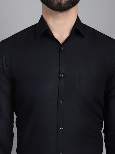 Image of Indian Needle Men's Solid Regular Fit Shirt