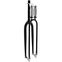 Deluxe Double Springer Fork 01 Black, 1" Threaded