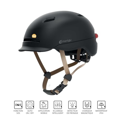 SMART4U Family casque connecté avec éclairage LED intégré