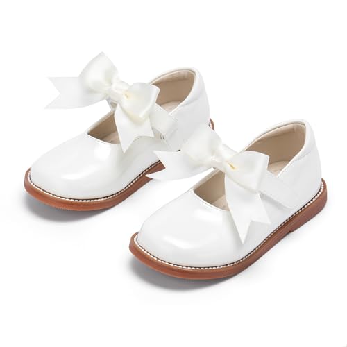 Image of PHIRAMIN Toddler Girl Mary Jane Dress Shoes-Little Girl School Uniform Shoes for Wedding Party