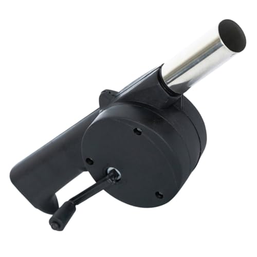 Hemobllo Soffiatore per Barbecue a Mano Soffiatore d'Aria Manuale Attrezzatura per Cucinare All'aperto Ventilatore per Fiamma Accessori per Grigliate Campeggio Escursionismo