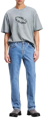 Karl Lagerfeld Jeans Herren Straight Denim Hellblauer Stein 3034