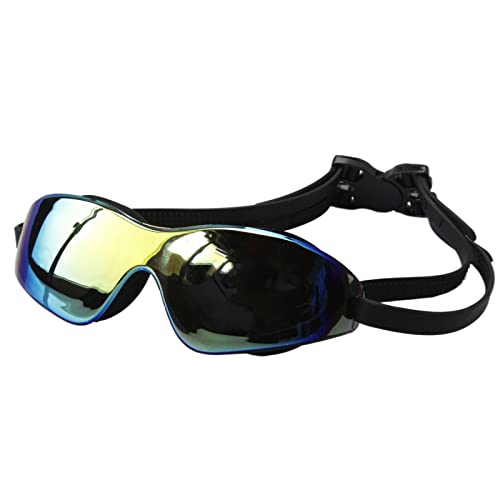XZincer Focevi Gafas de Natación para Hombres/Mujeres Antiempañamiento Adultos Gafas de Natación Niños/Niñas/Junior/Juventud Gafas de Natación Baratas para Adultos Menores de 10 Dólares (Negro, 1)