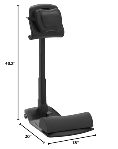 Image of Standing Desk Chair - Ergonomic Stool for Active Sitting & Posture Support | Adjustable Height Sit Stand Chair for Home Office Elite Upgraded Version with 3 Bonus Accessories