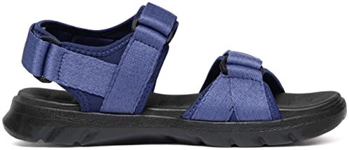 Atika Women's Backstrap Casual Walking Sandals, Summer Open Toe Platform Sandals, Comfortable Lightweight Wedge Sandals Shoes, Eden Navy, 6 #TOP4
