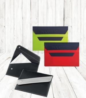 Set Cartella Porta Documenti Auto con Chiusura a Pattina – Kit Raccoglitore Portadocumenti per Auto Elegante, Resistente e Pratico, Aziende e Concessionarie (Verde, Neutro, 25)