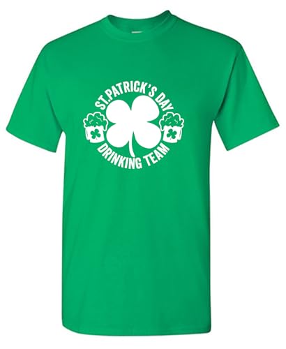 Irish Drinking Team St Patricks Day T Shirt | Irish Pride St Patty's Day Shirts | Graphic Tshirts for Men & Women | Party Novelty T-Shirts for Men & Women Soft & Comfortable Fit M Irish2