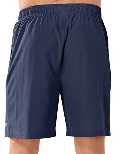 Northyard YDSM001-B-NAVY-M Men'S Athletic Running Shorts Quick Dry Workout Shorts Lightweight Sports Gym Basketball Shorts Hiking Exercise Navy-7 Inches M thumb #1