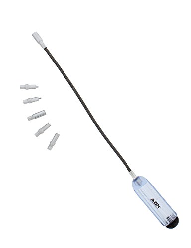 ABN Carburetor Adjustment Tool – Flexible Shaft Screwdriver with 4 Hex Bit Double D Sockets for GM and Chrysler Vehicles