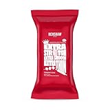 Renshaw White Extra Stretch, Smooth & Thin, Marshmallow Flavoured Fondant Icing, 1 kg (Pack of 1) - Ready to Roll Icing for Cakes