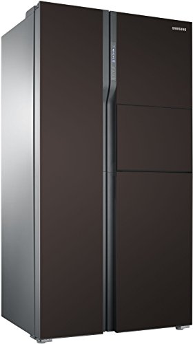 Image of Samsung 591 L Frost Free Side-by-Side Refrigerator(RS554NRUA9M /TL, Wine Glass Mirror Finish)
