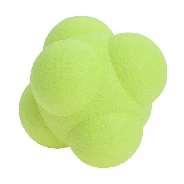 TRENDYNEST® 3xCoordination Reflex Agility Hexagonal Tennis Fitness Reaction Ball Yellow | Sporting Goods | Fitness Running & Yoga | Fitness Equipment & Gear | Exercise Balls-picture-26