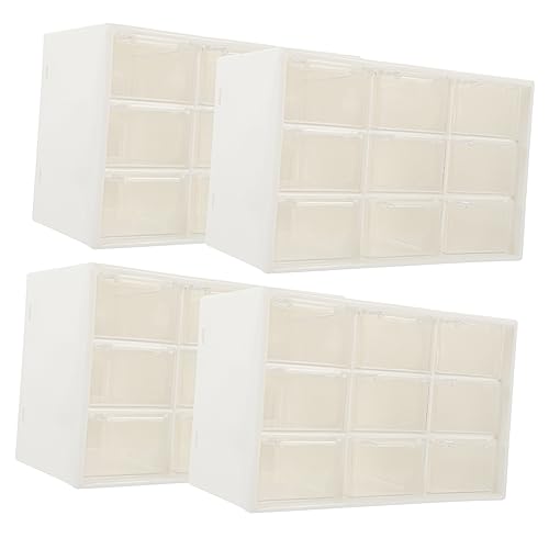 ERINGOGO Multi-purpose Storage Box Small Plastic Boxes Bead Organizer Earring Holder